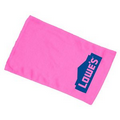 Budget Rally Terry Towel Hemmed 11x18 - Hot Pink (Imprinted)